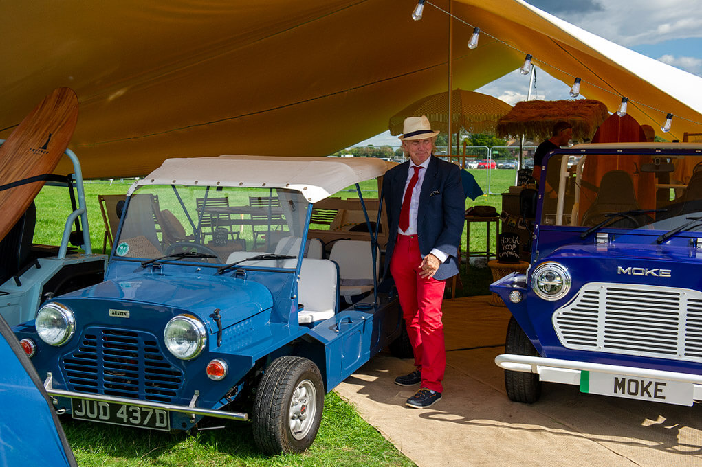 Public picture with MOKE at Goodwood festival