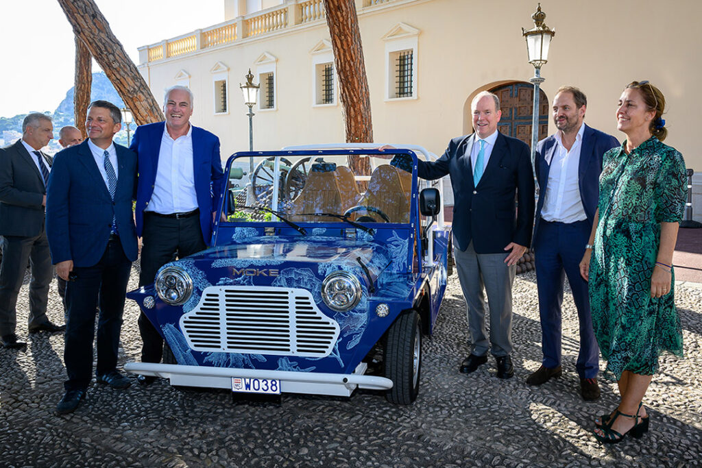 MOKE International receives the royal seal of approval from H.S.H Prince Albert II of Monaco