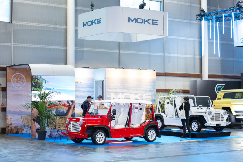 MOKE International Celebrates 60 Years of MOKE at the Paris Motor Show with of Bespoke Electric MOKEs